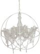 A & B Home White Chandelier-0