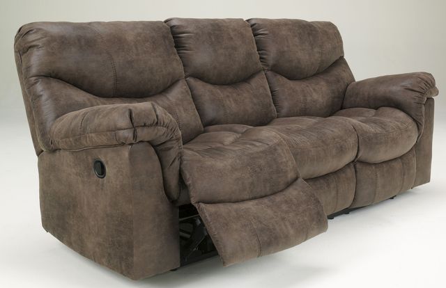 Signature Design by Ashley® Alzena Gunsmoke Reclining Sofa-1