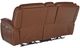 Signature Design by Ashley® Healy Pier Chocolate Leather Power Reclining Loveseat with Console and Adjustable Headrest-3