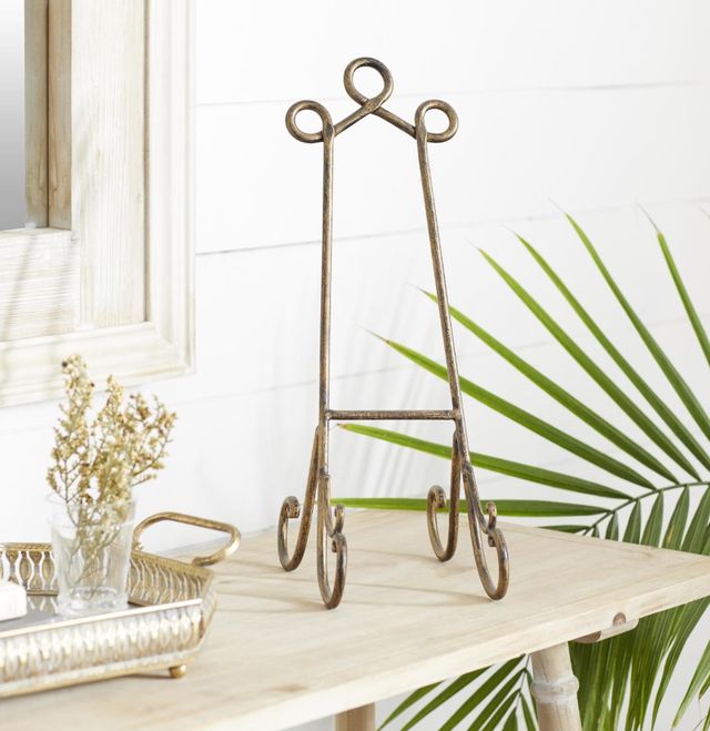 Deco Marche Gold 7" Scroll Display Easel-3