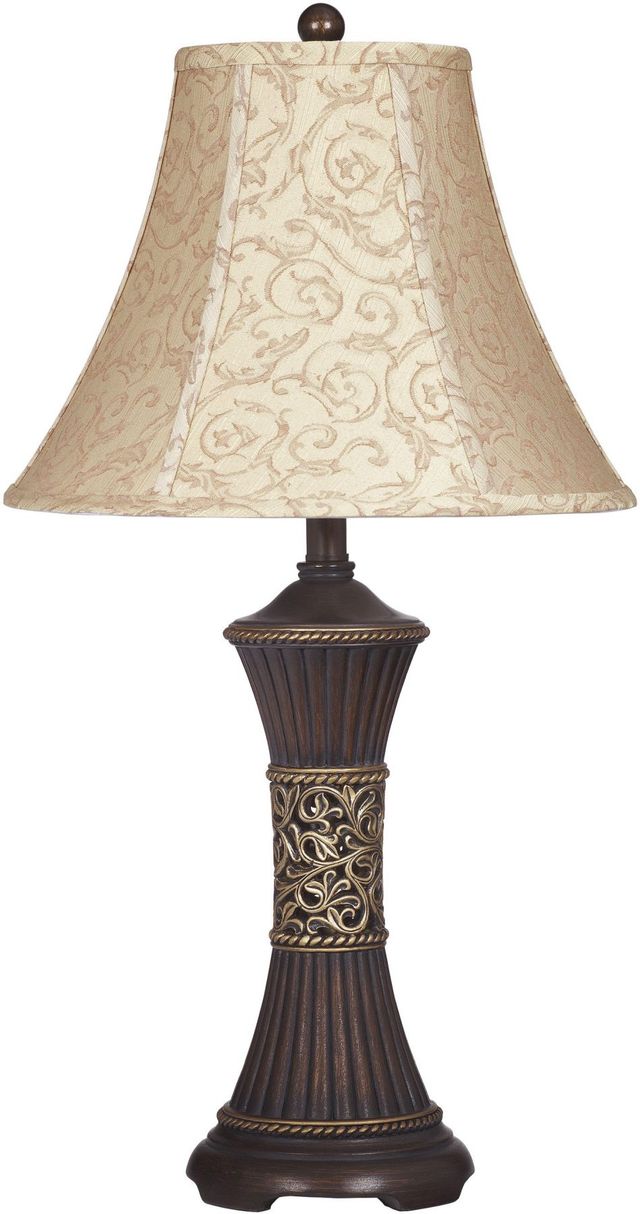 Signature Design by Ashley® Mariana Set of 2 Bronze Poly Table Lamps-2