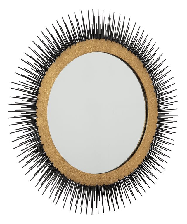 Signature Design by Ashley® Elodie Black/Gold Accent Mirror-1