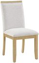 Global Furniture USA D3124 7-Piece Natural Dining Set-4