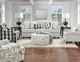 Fusion Furniture Dizzy Francaise Ebony Cocktail Ottoman-1