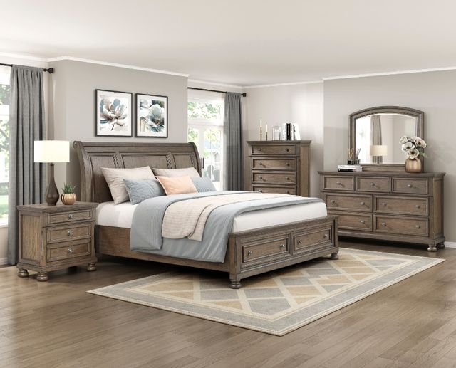 Homelegance® Bethel Antique Brown Nightstand-1
