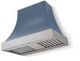 AGA Cascade 36" Stone Blue Wall Mounted Range Hood  with Brushed Nickel Trim-0