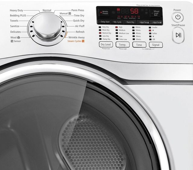 Samsung 7.4 Cu. Ft. Neat White Electric Dryer-4
