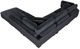 Homelegance® Traverse 5-Piece Black One-Arm Modular Sectional with Ottoman-4