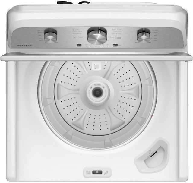 Maytag® 4.6 Cu. Ft. White Agitator Top Load Washer-1