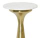 StyleCraft Light Brass Accent Drink Table-1