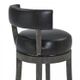 Armen Living Corbin Brown Onyx 26" Counter Stool-3