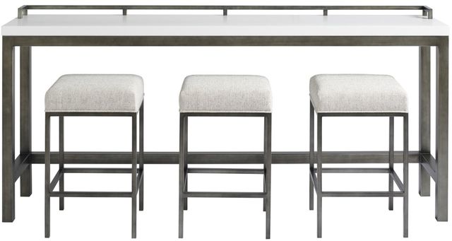 Universal Explore Home™ Essence Black/White Console Stool-2