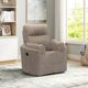Albany Industries Avenida Mondo Cocoa Manual Swivel Recliner-1