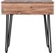 Jofran Inc. Rollins Natural Chairside Table with Black Base-3