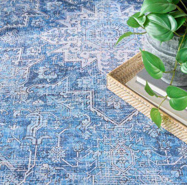 Nourison Home™ Nourison NWB15 Washables Blue 5'x7' Area Rug-4