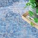 Nourison Home™ Nourison NWB15 Washables Blue 5'x7' Area Rug-4