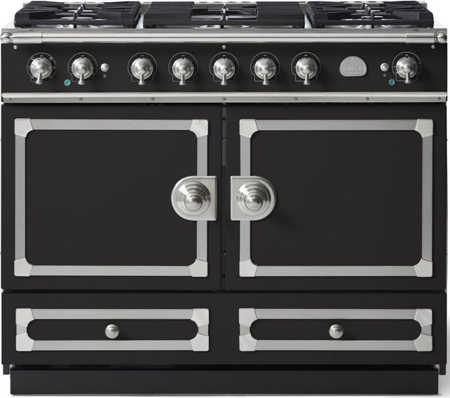 La Cornue CornuFe 110 43" Matte Black Pro Style Dual Fuel Range-0
