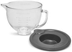 KitchenAid® 5 Quart Glass Bowl with Measurement Markings & Lid