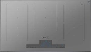 Top view of the Thermador® Liberty® 36" Titanium Gray Induction Cooktop