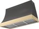 AGA Marquee 48" Slate Wall Mounted Range Hood  with Polished Brass Trim-0