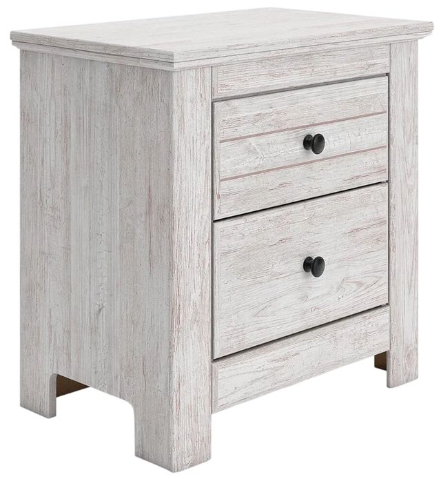 Signature Design by Ashley® Makidern Whitewash Nightstand-0
