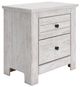 Signature Design by Ashley® Makidern Whitewash Nightstand-0