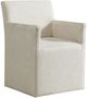 Elements International Collins 7-Piece Weathered Gray Upholstered Standard Height Dining Set-2