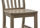 John Thomas Furniture® Dining Essentials Taupe Gray Schoolhouse Side Chair-1