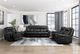 Homelegance® Littleton Black Manual Swivel Glider Recliner-1