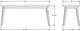 Amisco Customizable Benson 44" Dining Bench-1