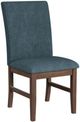 Elements International Santa Barbara 5-Piece Denim Blue/Walnut Dining Set-3