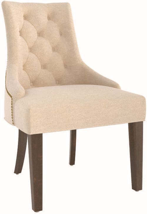Canadel® Canadel Cognac Washed Upholstered Side Chair-0