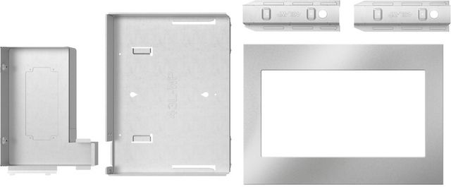 Amana® 27" Fingerprint Resistant Stainless Steel Built In Microwave Trim Kit-2