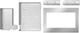 Amana® 27" Fingerprint Resistant Stainless Steel Built In Microwave Trim Kit-2