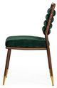 VIG Furniture Modrest Biscay Dark Green/Walnut Dining Chair-2