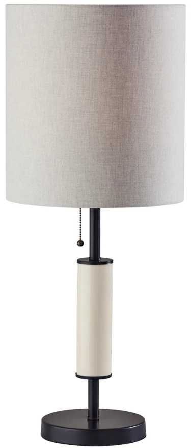 Adesso® Vanessa Black Table Lamp-0