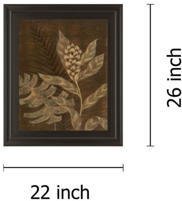 Classy Living Jane Carroll Tropical Night Il 22" Wall Art-2