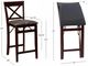 Linon Triena Merlot X Back Folding Counter Stool-2