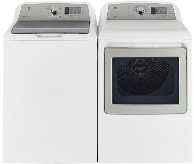GE® White Laundry Pair-0