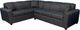 Edgewood Furniture Planet Grey Left-Arm Facing Lounger-0