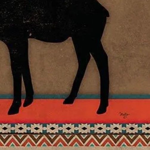 Classy Art Out West Moose by Mollie B. Wall Art-1