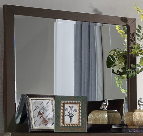 Winners Only® Union Dark Brown Landscape Mirror-0