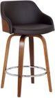 Armen Living Alec Brown/Walnut Bar Stool-0