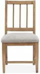 Magnussen Home® Lindon Belgian Wheat/Gray Dining Side Chair with Upholstered Seat-1