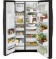 GE Profile™ 25.3 Cu. Ft. Black Stainless Steel Side-by-Side Refrigerator-3