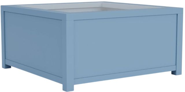 Riverside Furniture Rosalie Cabana Blue Collectors Cocktail Table-3