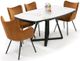 VIG Furniture Modrest Cofrey White Extendable Dining Table-4