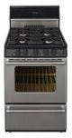 Premier Pro Series 24" Stainless Steel Freestanding Gas Range-0
