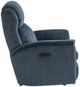 Flexsteel® Luna Blue Navy Power Rocking Recliner with Power Headrest-3