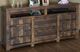 International Furniture Direct Mezcal Brown 70" TV Stand-0